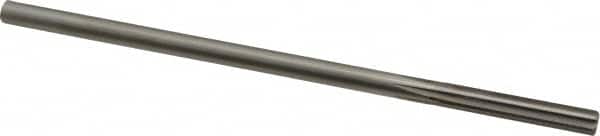 Alvord Polk - 1/4" High Speed Steel 6 Flute Chucking Reamer - Straight Flute, 0.2405" Straight Shank, 1-1/2" Flute Length, 6" OAL - Americas Industrial Supply