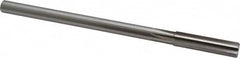 Alvord Polk - 1/2" High Speed Steel 6 Flute Chucking Reamer - Straight Flute, 0.4355" Straight Shank, 2" Flute Length, 8" OAL - Americas Industrial Supply