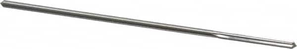 Alvord Polk - 2.5mm High Speed Steel 4 Flute Chucking Reamer - Straight Flute, 0.0928" Straight Shank, 7/8" Flute Length, 3-1/2" OAL - Americas Industrial Supply