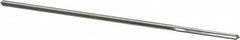 Alvord Polk - 2.5mm High Speed Steel 4 Flute Chucking Reamer - Straight Flute, 0.0928" Straight Shank, 7/8" Flute Length, 3-1/2" OAL - Americas Industrial Supply