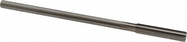 Alvord Polk - 9.5mm High Speed Steel 6 Flute Chucking Reamer - Straight Flute, 0.3105" Straight Shank, 1-3/4" Flute Length, 7" OAL - Americas Industrial Supply