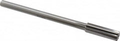 Alvord Polk - 15.5mm High Speed Steel 8 Flute Chucking Reamer - Straight Flute, 0.4355" Straight Shank, 2" Flute Length, 8" OAL - Americas Industrial Supply