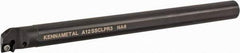 Kennametal - 23.62mm Min Bore Diam, 254mm OAL, 3/4" Shank Diam, A-SCLP Indexable Boring Bar - CP.. Insert, Screw Holding Method - Americas Industrial Supply