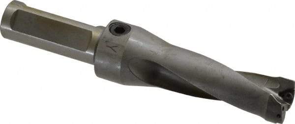 Kennametal - 2.19" Max Drill Depth, 2.5xD, 22.2mm Diam, Indexable Insert Drill - 2 Inserts, 3/4" Shank Diam, Straight Shank - Americas Industrial Supply