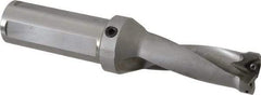 Kennametal - 3.3" Max Drill Depth, 2.5xD, 33.3mm Diam, Indexable Insert Drill - 2 Inserts, 1-1/2" Shank Diam, Straight Shank - Americas Industrial Supply