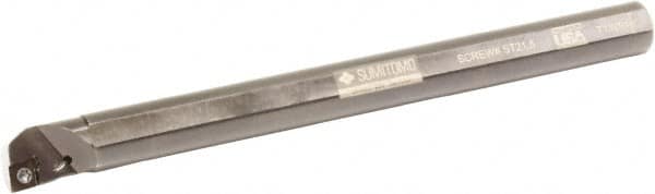 Sumitomo - 0.48" Min Bore Diam, 6" OAL, 3/8" Shank Diam, A-SCLP Indexable Boring Bar - CPMT 21.51 Insert, Screw Holding Method - Americas Industrial Supply