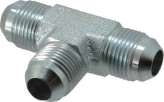 Eaton - 1/2" Tube OD, 37° Steel Flared Tube Union Tee - Flare x Flare x Flare Ends - Americas Industrial Supply