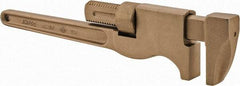Ampco - 21" Aluminum Bronze Alloy Monkey Wrench - 4-1/8" Pipe Capacity - Americas Industrial Supply