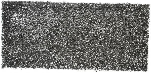 3M - 10" Long x 4-5/8" Wide x 1/2" Thick Cleansing Pad - Heavy-Duty, Black - Americas Industrial Supply