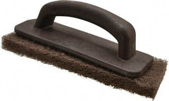 3M - 10" Long x 4.63" Wide x 1/2" Thick Hand Block with Cleansing Pad - Medium-Duty, Brown - Americas Industrial Supply