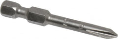 Apex - #1 Phillips Screwdriver Bit - 1/4" Hex Drive, 1-15/16" OAL - Americas Industrial Supply