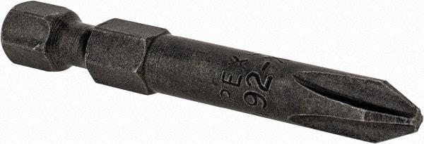 Apex - #2 Phillips Screwdriver Bit - 1/4" Hex Drive, 1-15/16" OAL - Americas Industrial Supply