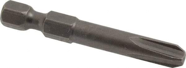 Apex - #3 Phillips Screwdriver Bit - 1/4" Hex Drive, 1-15/16" OAL - Americas Industrial Supply