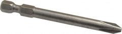 Apex - #2 Phillips Screwdriver Bit - 1/4" Hex Drive, 2-3/4" OAL - Americas Industrial Supply