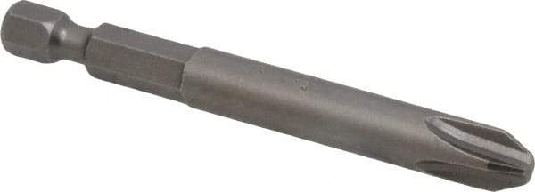 Apex - #3 Phillips Screwdriver Bit - 1/4" Hex Drive, 2-3/4" OAL - Americas Industrial Supply