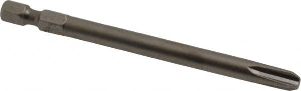 Apex - #3 Phillips Screwdriver Bit - 1/4" Hex Drive, 3-1/2" OAL - Americas Industrial Supply