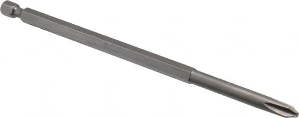 Apex - #2 Phillips Screwdriver Bit - 1/4" Hex Drive, 6" OAL - Americas Industrial Supply