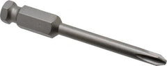 Apex - #2 Phillips Screwdriver Bit - 7/16" Hex Drive, 3-1/2" OAL - Americas Industrial Supply