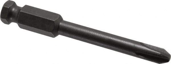 Apex - #3 Phillips Screwdriver Bit - 7/16" Hex Drive, 3-1/2" OAL - Americas Industrial Supply