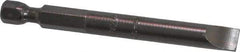 Apex - 0.275" Slotted Screwdriver Bit - 1/4" Hex Drive, 2-3/4" OAL - Americas Industrial Supply