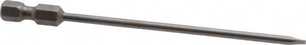 Apex - 0.122" Slotted Screwdriver Bit - 1/4" Hex Drive, 4" OAL - Americas Industrial Supply