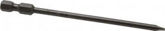 Apex - 0.154" Slotted Screwdriver Bit - 1/4" Hex Drive, 4" OAL - Americas Industrial Supply