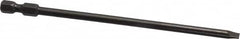 Apex - 0.187" Slotted Screwdriver Bit - 1/4" Hex Drive, 5" OAL - Americas Industrial Supply