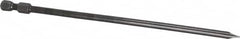 Apex - 0.187" Slotted Screwdriver Bit - 1/4" Hex Drive, 6" OAL - Americas Industrial Supply