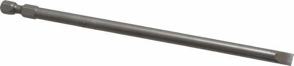 Apex - 1/4" Slotted Screwdriver Bit - 1/4" Hex Drive, 6" OAL - Americas Industrial Supply