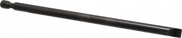 Apex - 0.275" Slotted Screwdriver Bit - 1/4" Hex Drive, 6" OAL - Americas Industrial Supply