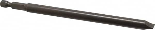 Apex - 0.36" Slotted Screwdriver Bit - 1/4" Hex Drive, 6" OAL - Americas Industrial Supply