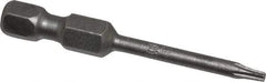 Apex - T7 Torx Bit - 1/4" Hex Drive, 1-15/16" OAL - Americas Industrial Supply