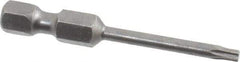 Apex - T9 Torx Bit - 1/4" Hex Drive, 1-15/16" OAL - Americas Industrial Supply