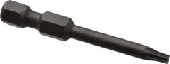 Apex - T10 Torx Bit - 1/4" Hex Drive, 1-15/16" OAL - Americas Industrial Supply