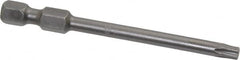 Apex - T20 Torx Bit - 1/4" Hex Drive, 2-3/4" OAL - Americas Industrial Supply