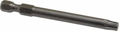 Apex - T30 Torx Bit - 1/4" Hex Drive, 2-3/4" OAL - Americas Industrial Supply