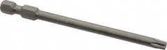 Apex - T25 Torx Bit - 1/4" Hex Drive, 3-1/2" OAL - Americas Industrial Supply