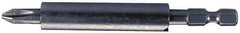 Apex - #2 Phillips Screwdriver Bit - 1/4" Hex Drive, 6" OAL - Americas Industrial Supply