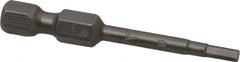 Apex - 3/32" Hex Bit - 1/4" Hex Drive, 1-15/16" OAL - Americas Industrial Supply