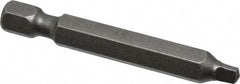 Apex - #2" Square Size Square Recess Bit - 1/4" Hex Drive, 1-15/16" OAL - Americas Industrial Supply