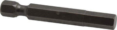 Apex - 6mm Hex Bit - 1/4" Hex Drive, 1-15/16" OAL - Americas Industrial Supply