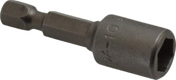 Apex - 5/16" Magnetic Nutsetter - 1/4" Hex Drive, 1-3/4" OAL, 1/2" Socket Nose Diam - Americas Industrial Supply