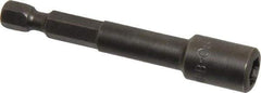 Apex - 1/4" Magnetic Nutsetter - 1/4" Hex Drive, 2-9/16" OAL, 7/16" Socket Nose Diam - Americas Industrial Supply