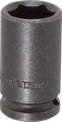 Apex - 1/4" Drive 3/8" Standard Impact Socket - 6 Points, 1" OAL - Americas Industrial Supply