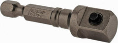 Apex - 3/8" Square Size Hex to Square Extension - 1/4" Hex Drive, 2" OAL - Americas Industrial Supply