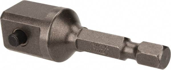 Apex - 1/2" Square Size Hex to Square Extension - 1/4" Hex Drive, 2" OAL - Americas Industrial Supply