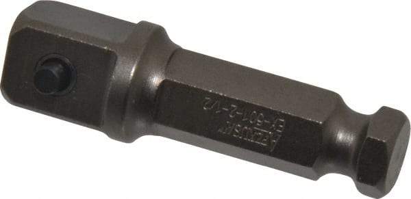 Apex - 1/2" Square Size Hex to Square Extension - 7/16" Hex Drive, 2" OAL - Americas Industrial Supply