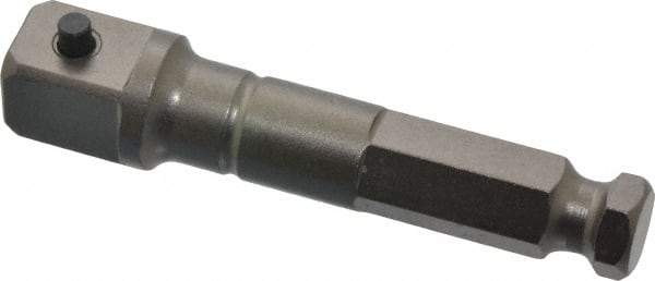 Apex - 1/2" Square Size Hex to Square Extension - 7/16" Hex Drive, 3" OAL - Americas Industrial Supply