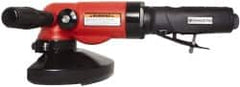 Universal Tool - 5" Wheel Diam, 11,000 RPM, Pneumatic Angle & Disc Grinder - 5/8-11 Spindle, 26 CFM, Side Exhaust - Americas Industrial Supply