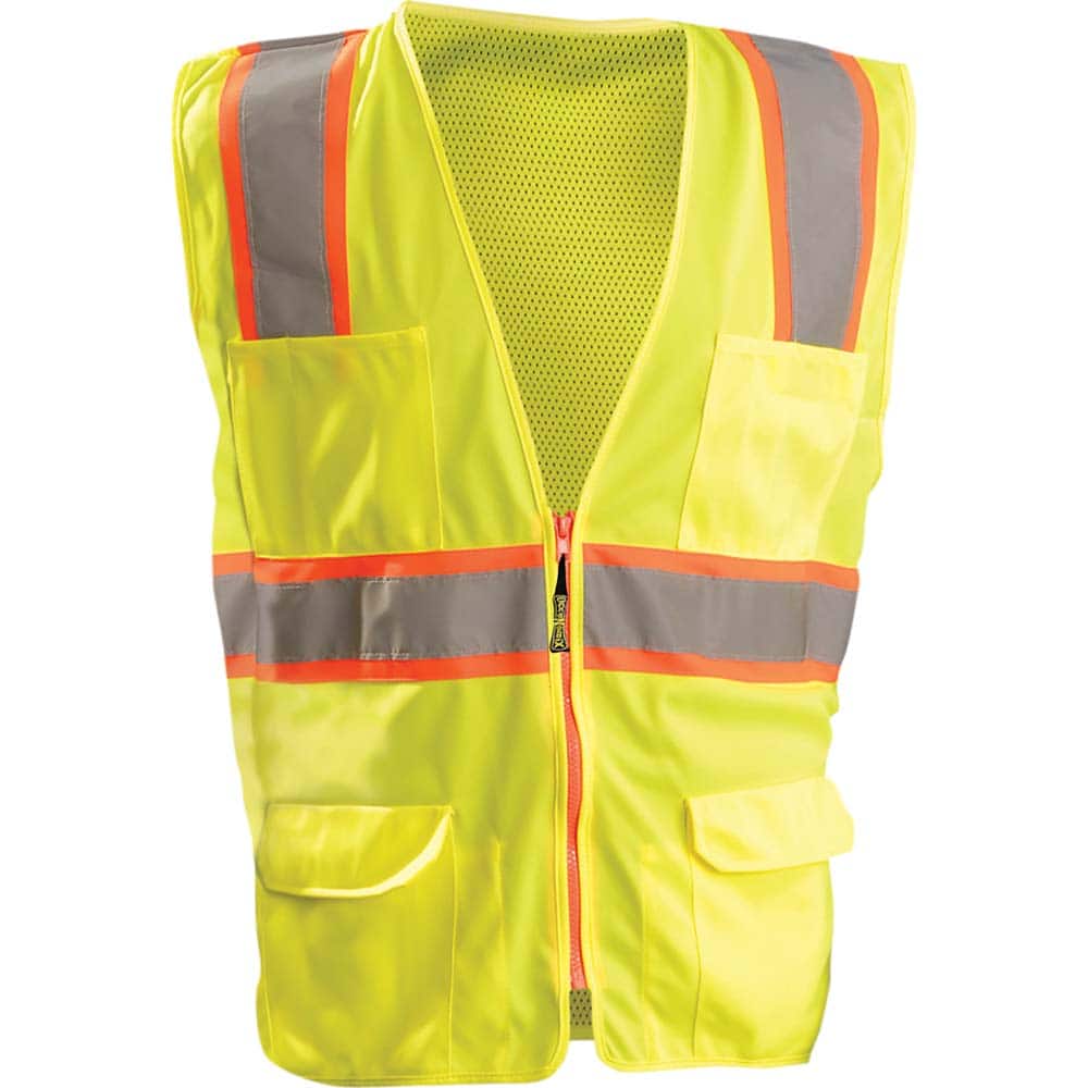 OccuNomix - High Visibility Vests Vest Style: Surveyor's Vest Type: Hi Visibility - Americas Industrial Supply